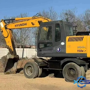 Excavatrice sur chenilles Hyundai d'origine de 15 tonnes, modèle 2018, d'occasion, avec moteur Cummins, roulement de boîte de vitesses, PLC et boîte de vitesses - Vente à prix réduit - Product Image 1