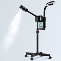 Appareil de soin du visage multifonction portable moderne pour salon de beauté avec loupe et fonctions hydratantes, idéal pour salon et chambre à coucher