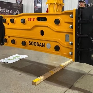 SOOSAN SB121 Brise-roche hydraulique de type supérieur, corps principal du produit, approvisionnement direct usine, garantie d'un an, caractéristiques standard incluses - Product Image 1
