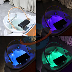 Friseurstuhl für Haarwäsche und Kopf-Spa, direkt vom Hersteller, mit LED-Licht, elektrischer Massagefunktion und Kopftherapie - Product Image 3