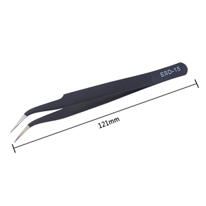OEM pinzette personalizzate per Extension per ciglia in acciaio inossidabile Set punta del Volume tipo forcipe forbice e pinzette per uso sopracciglio - Product Image 5
