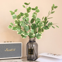 Groothandel Kunstmatige Real Touch Latex Eucalyptus Bladeren Stengels Kunstmatige Eucalyptus Muur Opknoping Decoratie