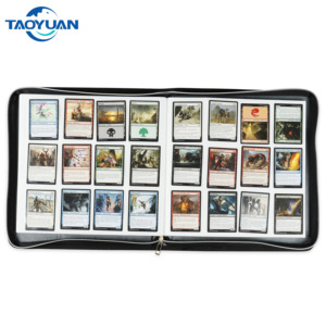 Populaire Bowen 12 poches fermeture éclair Premium Binder Album Texture en cuir blanc avec <span class=keywords><strong>couverture</strong></span> PVC/PU pour 480 cartes Magic Yugioh <span class=keywords><strong>Pokemon</strong></span> - Product Image 3