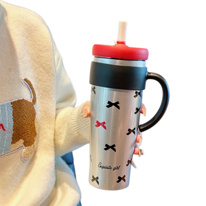 Nouvelle Tasse Isotherme Grande Capacité 2026 pour Femme – Gourde Isotherme Grande Taille de Haute Qualité avec Ventouse Moderne pour Étudiants - Product Image 3