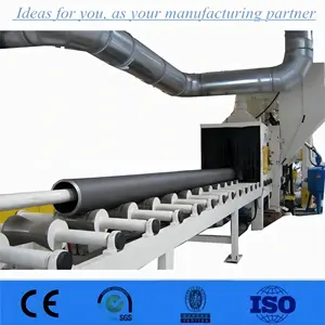 3 High Quality Sucker Rod cleaning equipment pipes outer/inner wall shot blaster abrator shot blasting machine