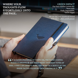 ए 5 कृत्रिम चमड़े की हार्डकवर डायरी लेखन के लिए वन्यजीव अस्तर के साथ कृत्रिम चमड़े की हार्डकवर डायरी - Product Image 6