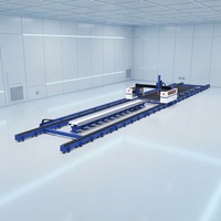 Nouvelle machine de découpe laser à fibre 3D 5 axes pour chanfreinage à 45 degrés, 12 kW 30 kW, pour rainures en V/Y/X et acier profilé