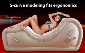 Sofá de <span class=keywords><strong>amor</strong></span> inflable automático blanco moderno con ayuda de posición de punto G, muebles modernos para <span class=keywords><strong>el</strong></span> hogar, bomba de <span class=keywords><strong>aire</strong></span> integrada, silla de <span class=keywords><strong>amor</strong></span> para dormitorio - Product Image 2