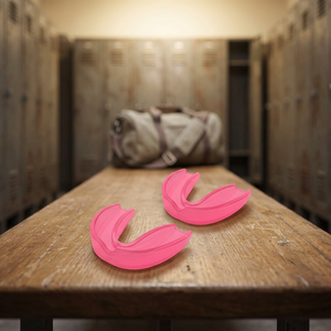 Protège-dents en silicone rose pour l'entraînement de boxe - Product Image 2