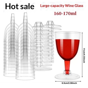 Gobelets en plastique PS grande capacité, moulés par injection, couleur unie, <span class=keywords><strong>à</strong></span> pied haut, pour desserts, thés au lait, mousses et glaces - Product Image 6