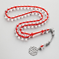 Bracelet de prière islamique traditionnel 51 perles Tasbih pour femme, en bakélite, cadeau de prière, pendentifs et breloques tendance