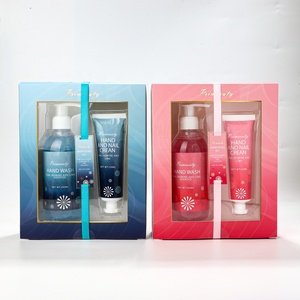 Set Regalo Personalizzato con Etichetta Privata Non Tossico con Vitamina C Idratante <span class=keywords><strong>e</strong></span> Illuminante: Sapone Liquido per <span class=keywords><strong>Mani</strong></span> <span class=keywords><strong>e</strong></span> <span class=keywords><strong>Crema</strong></span> per <span class=keywords><strong>Mani</strong></span> <span class=keywords><strong>e</strong></span> <span class=keywords><strong>Unghie</strong></span> - Product Image 4