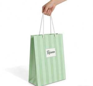 Bolsas de Papel Ecológicas Impresas Personalizadas por el Fabricante, Bolsas de Papel Impresas al por Mayor, Bolsas de Papel Imprimibles Personalizadas de Alta Calidad - Product Image 4