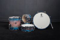 Batterie de percussions chinoise LIchuang-artist professionnelle, mini batterie de jazz compatible et abordable, avec double couvercle huilé REMO-UT intégré