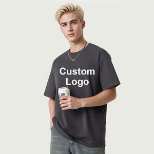 Camiseta Personalizada de Algodón Puro de 260 g, Color Sólido, Holgada, Versátil para Uso Diario, de Manga Corta - Product Image 1