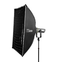 Triopo K3 60*90 CM Softbox, pliable en emballage plat, adapté aux éclairages en bande avec fentes pour cartes Paulaner.