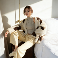 Manteau en fourrure de vison tricoté pour femme, nouveau modèle d'hiver, cape en fourrure de vison, style décontracté, manteau indispensable pour l'automne et l'hiver des femmes