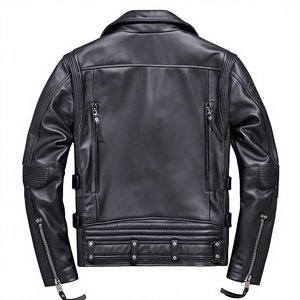 HOLY <b>SIGNS</b> OEM Service New Design Winter Leather Jacket Canvas Stand Waterproof Windproof Reversible Men's Outdoor Fashion - Product Image 6