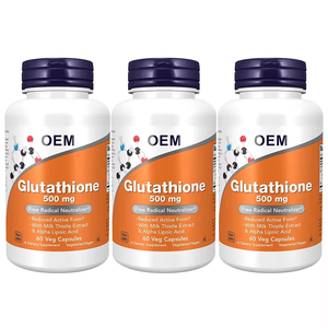 OEM/ODM 工厂脂质体 L-谷胱甘肽胶囊自有品牌成人用美白维生素非转基因膳食补充剂 60 粒 - Product Image 2
