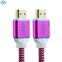 Câble HDMI 8K 60HZ de haute qualité, coque métallique avec filet en nylon, prend en charge 60Hz, haute vitesse, 48 Gbps, retour audio