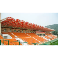 Structure en acier préfabriquée légère de haute qualité pour la construction de stades de football, directement du fabricant