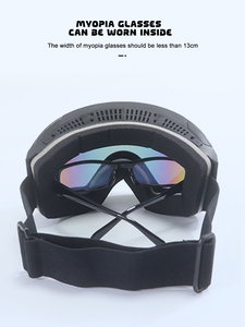 OEM 2025 Biểu Tượng Tùy Chỉnh Không Khung Retro Chống Sương Mù Trượt Tuyết Kính Người Đàn Ông Của Phụ Nữ Thể Thao Kính Nam Châm Tuyết <span class=keywords><strong>Googles</strong></span> Cho Trượt Tuyết - Product Image 3