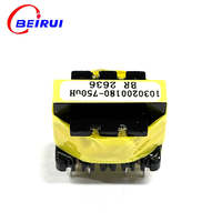 Transformateur de puissance à haute fréquence BEIRUI personnalisé 750uH pour SMPS, transformateur d'isolement à noyau de ferrite PQ3225, montage en surface