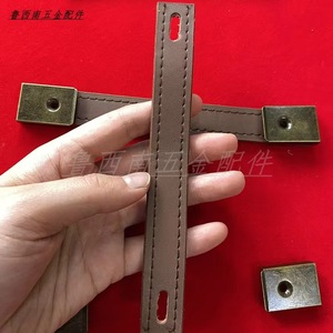 Chenxing Hardware Accessories Leather Handle For Wooden <b>Box</b> Easy Carry 304 Stainless Steel <b>Sewing</b> Handle - Product Image 3