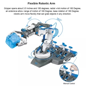 Kit <span class=keywords><strong>de</strong></span> tiges scientifiques éducatives pour adultes, ensemble <span class=keywords><strong>de</strong></span> blocs à assembler, pour <span class=keywords><strong>bras</strong></span> robotisé <span class=keywords><strong>hydraulique</strong></span>, 220 pièces, bricolage - Product Image 4