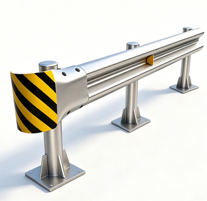 W Beam Guardrail Manufacturer Hot <b>Dip</b> Galvanized Road Barrier Supplier UAE Qatar Oman Saudi Arabia Middle East - Product Image 1