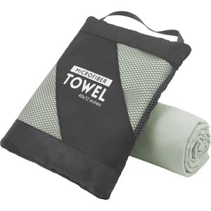 Portable Microfiber Solid Color Gym Beach Sports Towel-Quick-Dry Sweat Absorbent Reusable Easy Clean for Fitness Travel All Ages - Product Image 1