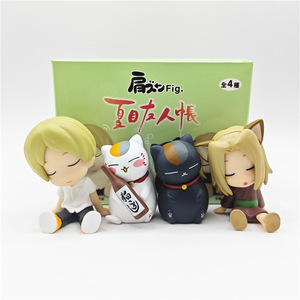 4PCS 4CM Mystery <span class=keywords><strong>Natsume</strong></span> <span class=keywords><strong>Yuujinchou</strong></span> PVC Anime Figure Blindbox Doll <span class=keywords><strong>Natsume</strong></span>'s Book of Friends Plastic Statue Blind Box Toys - Product Image 1