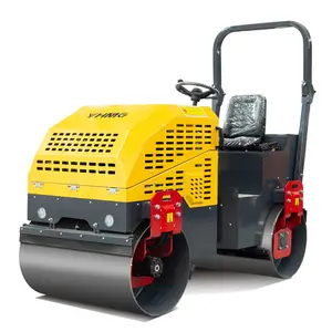 Good Sales 2 Ton Compactador Vibro De Rodillo Driving Type Light Weight Road Roller For Compact Sand