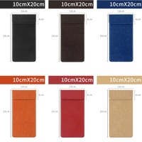 Bloc-notes en cuir synthétique, 50 pièces en cuir, taille A5 & A6, personnalisé, pour écriture à damier, Menu, Restaurant