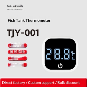 Termometro Digitale Adesivo per Acquario con Schermo LED per Pesci e Tartarughe, Ideale per Acquari e Terrari - Product Image 3