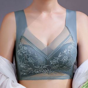 Soutiens-gorge sexy sans coutures pour femmes, <span class=keywords><strong>grande</strong></span> <span class=keywords><strong>taille</strong></span>, en dentelle, sans armatures, push-up, débardeur, sous-vêtements de sport, lingerie - Product Image 1