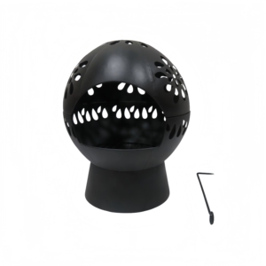 Yoho Braciere Moderno in <span class=keywords><strong>Ferro</strong></span> <span class=keywords><strong>e</strong></span> Rame Verniciato a Polvere, Riscaldatore da Esterno per Patio a Legna con Design Sferico - Product Image 5