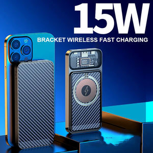 พาวเวอร์แบงค์แบบใสขนาด10000มิลลิแอมป์ต่อชั่วโมงชาร์จแบตแบบแม่เหล็กสำหรับ <span class=keywords><strong>iPhone</strong></span> <span class=keywords><strong>14</strong></span>สินค้าใหม่2023 - Product Image 5