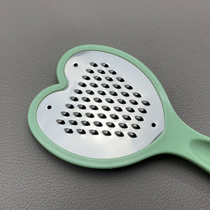 Precio al por mayor: cepilladora resistente de gama alta de acero inoxidable de 4 vías en forma de corazón, mango de PP de diseño clásico y de moda - Product Image 4