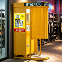 Cabina de Fotos con Impresora Todo en Uno, Software, Máquina Expendedora, Kiosco, Proveedor de Alta Tecnología Remota, Máquina de Autoservicio, GRAN OFERTA