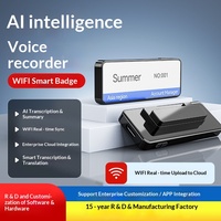 Nouveau Enregistreur vocal IA A7 version WiFi, format WAV, réduction de bruit haute définition, téléchargement automatique sur serveur réseau, en alliage ABS