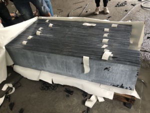 กระเบื้องหินแกรนิตขอบหินธรรมชาติเวียดนามแบบตัดตามขนาด หนา 2 ซม. 3 ซม. สำหรับปูพื้นหลังบ้าน ป้องกันการลื่น - Product Image 5