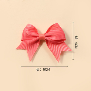 Fable Fermagli per capelli a fiocco in lino con clip a coccodrillo per neonate, bambine, bambini e donne, Accessori - Product Image 2