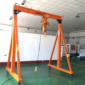 Nouvelle grue portique légère et portable Zhonggong de 1 à 6 tonnes avec moteur, engrenages et composants essentiels de roulement, hauteur de levage de 15 m - Product Image 6
