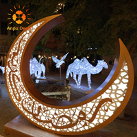 Cadeau musulman islamique du ramadan lumière led lune lampe décorative du Ramadan Led Eid al Fitr lumière décorative Led étoile lumière de lune