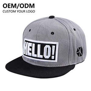 Gorras Snapback de Alta Calidad, 100% Algodón, Visera Plana, Lisas, para Deportes al Aire Libre, Moda Hip Hop para Hombre - Product Image 2
