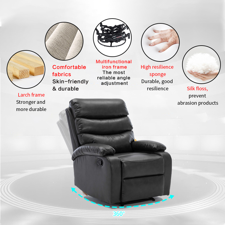 Reclining Living Room electric massage chair Restaurant Sofa Motor Office New Modern Leather Recliner Massage Chair Seat