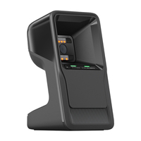 Escáner de Código de Barras de Escritorio 2D Syble X80, Escáner de Código QR Omnidireccional de Manos Libres con Función Plug and Play