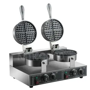 Commercial Double Plate Belgium Waffle Baker Waffle maker Machine