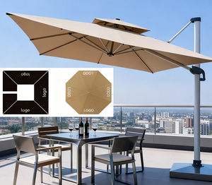 Sombrilla Moderna Tipo Romana, Impermeable y Ligera 2025 <span class=keywords><strong>para</strong></span> Jardín, Terraza y Muebles de Exterior - Product Image 1